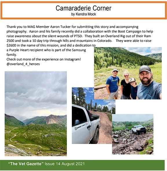 Camaraderie corner